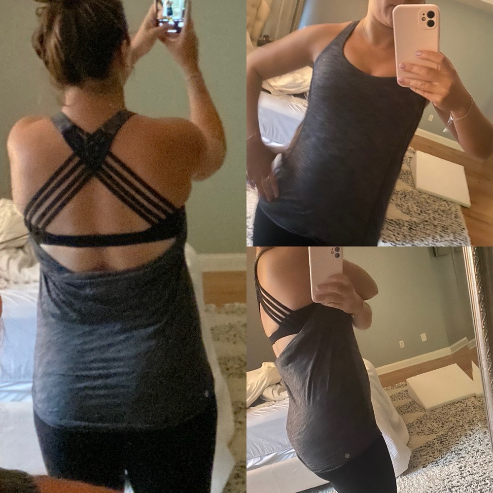 Lululemon tank with built in bra